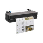 HP DesignJet T230 24 Zoll (61 cm 5HB07D), Großformatdrucker, Plotter, Standard A4-A1, 68 A1-Ausdrucke/Stunde, Wi-Fi, Ethernet, USB, 2400x1200 DPI, Recyceltes Metall, 1 Jahr Garantie, Click, Schwarz
