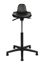 Topstar 70590-0 STANDSTAR, Stehhocker, Arbeitshocker, Stehhilfe, Neigeverstellung, höhenverstellbar, Kunststoff, schwarz, 55 - 81/ 35/ 25 cm