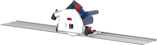 Güde 58232 Tauchkreissäge TS 57-1400 KE Set (1400 W, Sägeblatt-Ø 165 mm, Paralleler Tauchmechanismus, Winkelverstellung von 0° bis 47°)