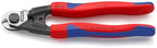 Knipex 95 62 190 SBA Komfort Grip Drahtseilschere,