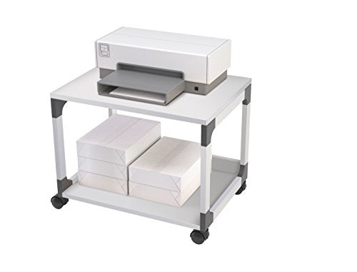 Durable System Multi Trolley 48, grau, glasfaserverstärkte Ecken, Kippschutz - 600 x 477 x 432 mm, 371010