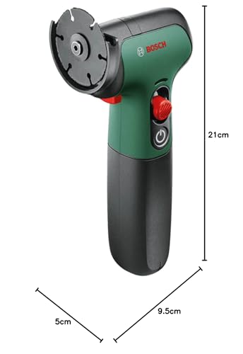 Bosch Mini-Winkelschleifer EasyCut&Grind (Holz (Rundhölzer), Kunststoff, Karton und Metall trennen; 2,0 Ah Akku; 7,2 Volt; im Karton)