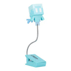 Paladone Minecraft Allay Buchleuchte zum Anklemmen, offiziell lizenziertes Leselicht, Clip-Lampen-Design mit flexiblem Kabel, mit Allay-Mob-förmigem Kopf, 3 Lichtmodi, batteriebetrieben