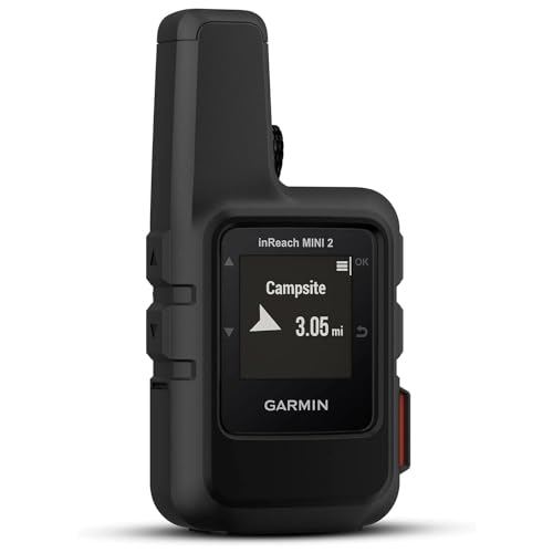 Garmin inReach Mini 2, Leichter und kompakter Satellitenkommunikator, Wandern Handheld, schwarz