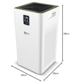 Kärcher Luftreiniger AF 50, Luftdurchsatz: 520 m³/h, bis zu 100 m² Räume, beseitigt 99,95% der Partikel bis zu 0,3 μm wie Feinstaub, Aerosole, Allergene, Gerüche, Automatik-Funktion, Timer, Nachtmodus