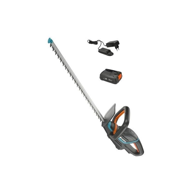 Gardena Akku-Heckenschere ComfortCut 60 18V P4A Ready-to-Use Set: Heckenschneider mit ergonomischem Griff und Anschlagschutz, geringes Gewicht für bessere Handhabung, inkl. 18V P4A Akku (14731-20)