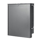 roba Wandwickelregal + Wickelauflage roba Style grau - Klappbar & platzsparendes Wickelregal zur Wandmontage - Wickeltisch mit 2 Ablagefächer - Holz anthrazit