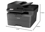 Brother DCP-L2665DW - 3-in-1-Multifunktionsgerät (Drucken/Scan/Kopieren) Laserdrucker Monochrom - WLAN & Ethernet - Automatischer Dokumentenzuzug für 50 Blatt - Druckgeschwindigkeit von 34 Seiten pro