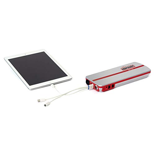 Dino KRAFTPAKET 12V-600A Starthilfegerät 66.6Wh 18000mAh | KFZ Starthilfe Powerbank für Diesel & Benziner | Autobatterie Motorradbatterie |Blei-Säure, GEL, EFB, AGM-Batterie | Für Auto Motorrad Boot