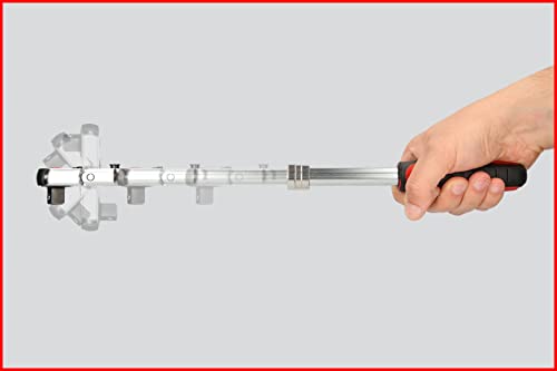 KS Tools 914.1220 1/2" SlimPOWER Teleskop-Gelenk-Umschaltknarre, 72 Zahn