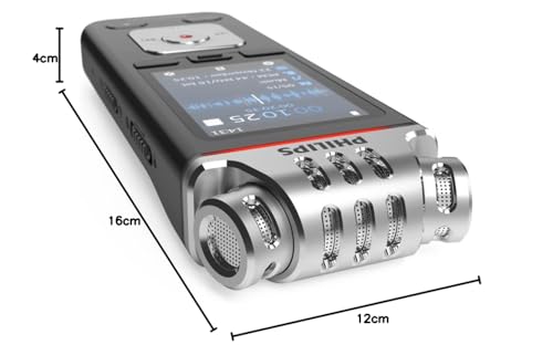 Philips VoiceTracer Audiorecorder Diktiergerät DVT6110, DVT7110