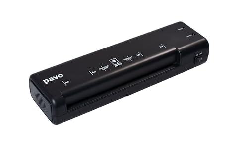 Pavo - Premium Laminiergerät A4 für Inklusiv 5-teiligem Laminierfolienset, 8038718