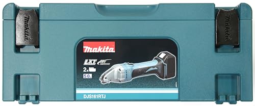 Makita Akku-Blechschere 1,6 mm 18 V / 5,0 Ah, 2 Akkus und Ladegerät im MAKPAC, DJS161RTJ