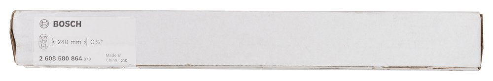 Bosch Professional Adapter SDS-plus zu G 1/2" (Länge: 240 mm), Schwarz