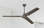 142 cm Deckenventilator Industrial 78623 mit drei Flügeln in der Ausführung Espresso