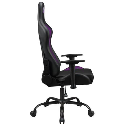 SUBSONIC Joker - Gaming Stuhl oder Bürostuhl, Gamer Sessel für Erwachsene, Bequeme Sitzfläche, integrierte Kopfstütze, Armlehnen und Höhe verstellbar, ergonomische Rückenlehne - Schwarz.