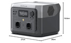 EF ECOFLOW Tragbare Powerstation RIVER 2 MAX, 512 Wh Solargenerator mit LiFeP04, Schnellladung in 1 Stunde, bis zu 1000 W Leistung, Balkonkraft für Notstrom/Camping/Wohnmobile