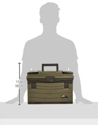 Plano Angelsystem mit vier Schubladen, hochwertige Aufbewahrung und Werkzeugorganisation, hochwertige Angelzubehör-Aufbewahrung, Hellbraun Oder Graphit/Sandstein