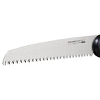 Fiskars Plus Klappsäge, Für dicke Stämme und Äste, 3 Schneidpositionen, Scharfes Power Tooth-Blatt, Grobzahnung, Blattlänge: 21 cm, Schwarz/Orange, SW69, 1067553