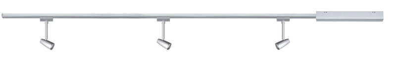 Paulmann 95459 URail Schienensystem Set Barelli max 3x10W GU10 Chrom matt/Chrom 230V 1m Schienensystem Schienenleuchte Deckenbeleuchtung