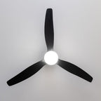 Cecotec - Deckenventilatoren mit Licht EnergySilence Aero 5600 Aqua GoldBlack Connected, 132 cm, 40 W, LED 20W Litch, 3 Flügel, 6 Geschwindigkeiten, Timer, Winter/Sommermodus, Wi-Fi, Goldschwarz