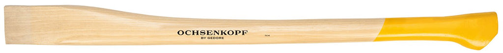 OCHSENKOPF Ersatzstiel für Spaltbeil, Stiel aus Eschenholz, 700 mm, 560 g, Knauf, Forstwerkzeug, OX E-84 E-0700, Gelb