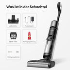 Ultenic Nass Trockensauger akku, Saugwischer Kabellos, 50 Minuten Laufzeit, Selbstreinigungsfunktion, LED-Display, ideal für Hartböden sowie Haushalte mit Haustieren und Kindern