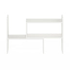 Furinno Classic Schreibtisch-Organizer-Bücherregal, Weiß, 1 Packung