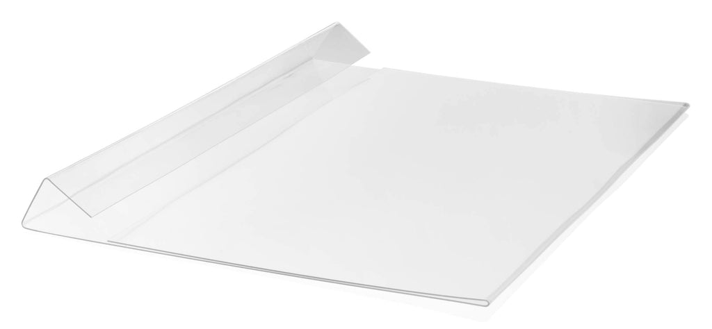 Durable Kennzeichnungstasche HARD COVER mit Falz A4 quer, Packung à 10 Stück, transparent, 116319