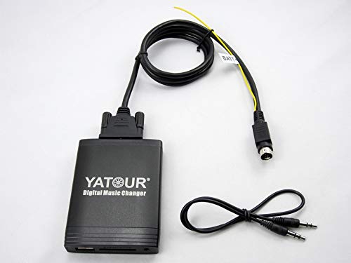 Yatour Auto-Musikwechsler, Digitaler Musikwechsler, USB, SD, AUX, MP3-Player, Adapter, Digitaler Auto-Audio-Eingang für Vol SC