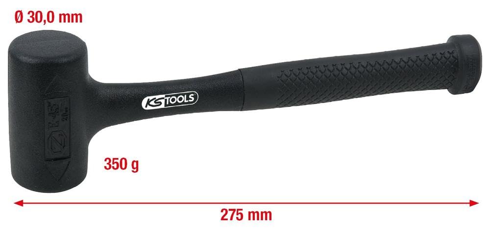 KS Tools KS 141 Tools 140.5252 Rückschlagfreier Schonhammer, 400g