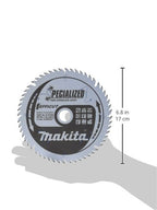Makita B-57336 EFFICUT Kreissägeblatt Ø 165 x 1,45 x 20 mm, 56 Zähne, 23° Zahnwinkel, sehr saubere und schnelle Schnitte in Holz, MDF, Laminat, für Akku-Handkreissägen