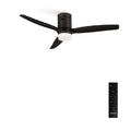 CREATE / WINDCALM M/Deckenventilator ABS mit Beleuchtung Schwarz mit Fernbedienung / 40W, Leise, Ø132cm, Timer von 1 bis 4 Std., DC-Motor, Sommer-Winterbetrieb