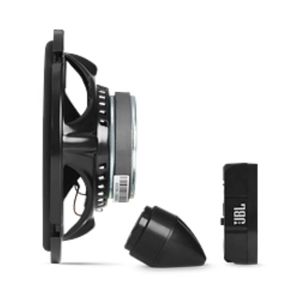 JBL Stage3 607C 2-Wege KFZ Soundsystem - 250 Watt Komponenten JBL Pro Sound Auto Lautsprecher Boxen Set mit 16 cm Einbau Autolautsprecher und Hochtöner