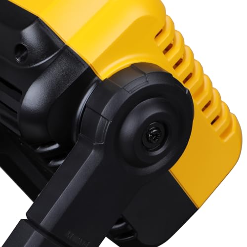 Dewalt LED Akku-Baustellenleuchte DCL077 (sehr hohe Lichtstärke von bis 2.000 Lumen, robuster Multi-Positionsgriff, IP54, mit Stativaufnahme 1/4" und 5/8", Lieferung ohne Akku und Ladegerät)