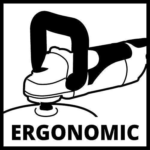 Einhell Polier- und Schleifmaschine CC-PO 1100/1E (1.100 W, bis 3.500 min-1, Drehzahlelektronik, Spindelarretierung, Kletthaftung, inkl. 1x Schaumstoffaufsatz, 2x Synthetikpolierhaube, Schleifpapiere)