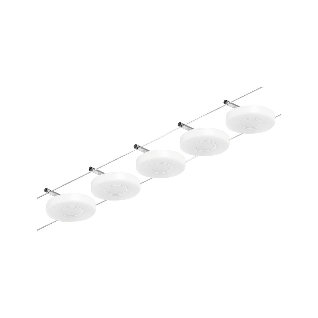 Paulmann Wire Systems Set DiscLED 5x4,5W Chrom mat