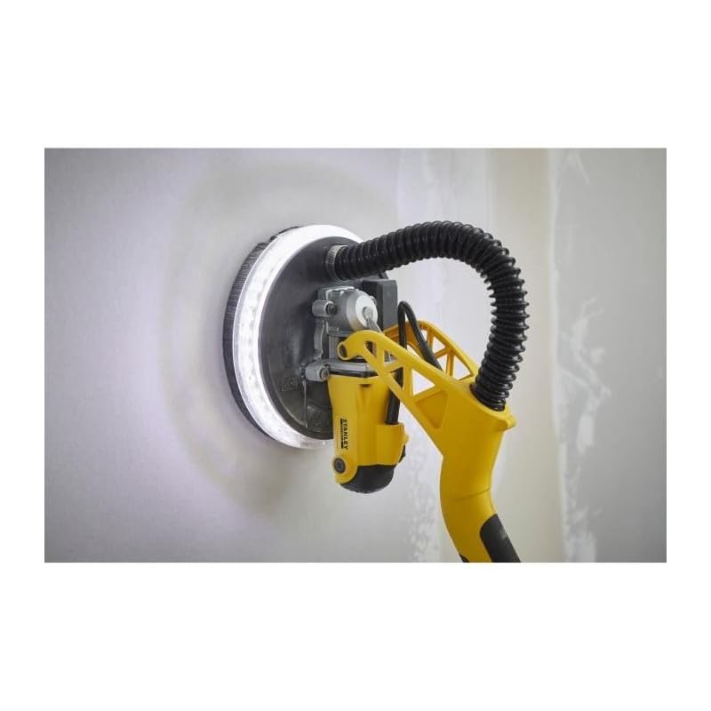 STANLEY FATMAX 750W Trockenbauschleifer (225mm) mit Aufbewahrungstasche und 120G Netz-Schleifscheibe, SFMEE500S-QS