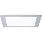 Paulmann Leuchten 92078 Einbaupanel LED eckig 18 W 4000 K, Plastik, chrom matt, 22 x 22 x 0.5 cm