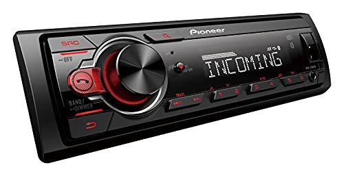Pioneer MVH-330DAB-AN, 1DIN Autoradio mit RDS und DAB+, USB, AUX-Eingang, Bluetooth, geringe Einbautiefe, inklusive DAB-Antenne