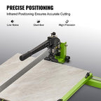 VEVOR Fliesenschneider Fliesenschneidermaschine Präzision Fliesen Maschine Stahl Schnittbreite Min. 35 mm/Max.800 mm, Max. Schnittdicke 6-15 mm, Infrarot-Laser Positionierung, Keramik, Porzellan