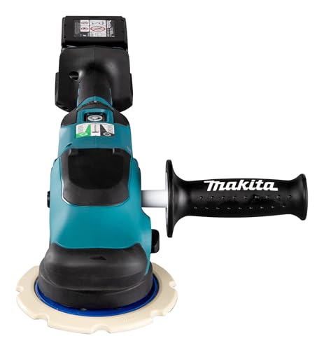 Makita DPO600TKX1 Exzenterpolierer, 1 Akku plus Ladegerät im Transportkoffer, Blau, 18 V / 5,0 Ah