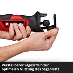 Einhell Akku-Universalsäge TE-AP 18/13 Li-Solo Power X-Change (18 V, 13 mm Hubhöhe, 50 mm Schnitttiefe Holz, handliches Design, inkl. Zubehör, ohne Akku)