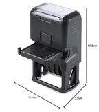 Trodat Printy 4750/L1 Datumstempel mit Text EINGEGANGEN, Selbstfärber, Abdruckfarbe blau-rot, 41 x 24 mm