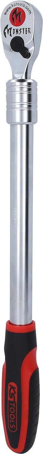 KS Tools 935.1285 1/2" Monster Teleskop-Umschaltknarre, 100 Zahn