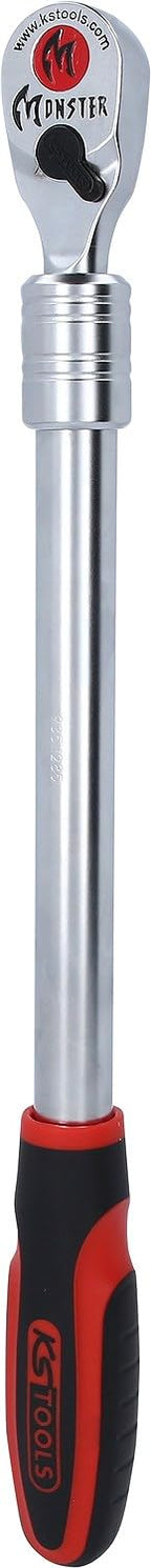 KS Tools 935.1285 1/2" Monster Teleskop-Umschaltknarre, 100 Zahn