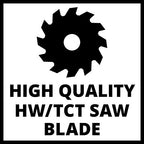 Einhell Kapp-Gehrungssäge TC-MS 2112 (max. 1.600 W, 5.000 min-1, hochwertiges HM-bestücktes Sägeblatt, Drehtisch mit Winkeleinstellung 45° links/rechts)
