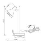 RL LIVE YOUR LIGHT Reality Leuchten R50161002 Tischleuchte, Metall, schwarz/gold