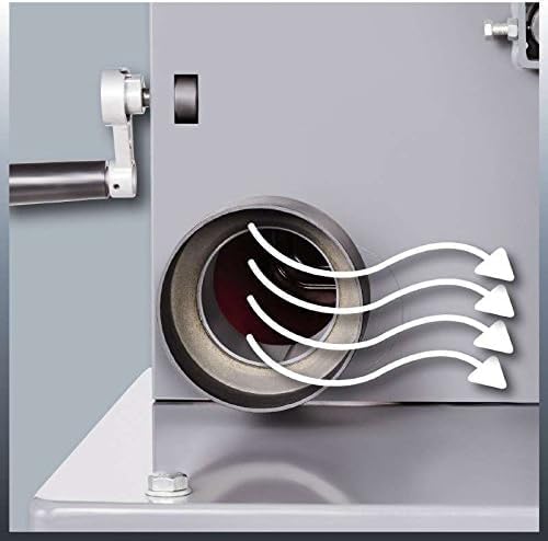 Einhell Bandsäge TC-SB 305 U (750W, 370-800 m/min Sägebandgeschw., 170mm Schnitth.), neigbarer Sägetisch, Parallel- und Winkelanschlag, Untergestell