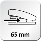 Novus B 38 Heftzange Büro (Vollmetallgerät, bis 40 Blatt) chrom